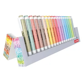 STABILO Swing Cool Textmarker – 18-teiliges Schreibtischset – 8 Naturfarben & 10 Pastellfarben